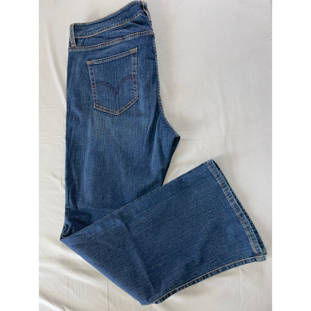 Levi's Vintage 512 Perfectly Shaping Boot Cut Stretch Denim Jeans. 22W, NWT! - Picture 3 of 9